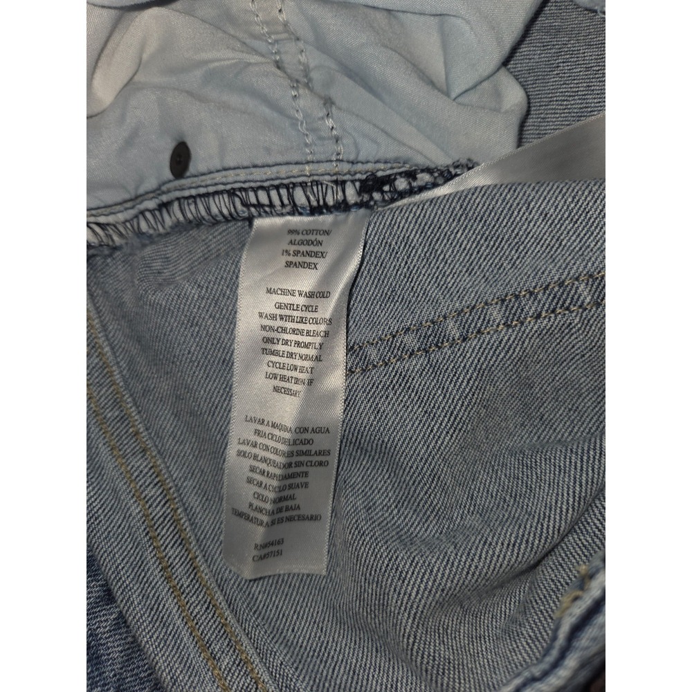 Calvin Klein Jeans Womens 14 Light Blue Denim Cotton Stretch Relaxed Fit Pockets - Picture 9 of 12